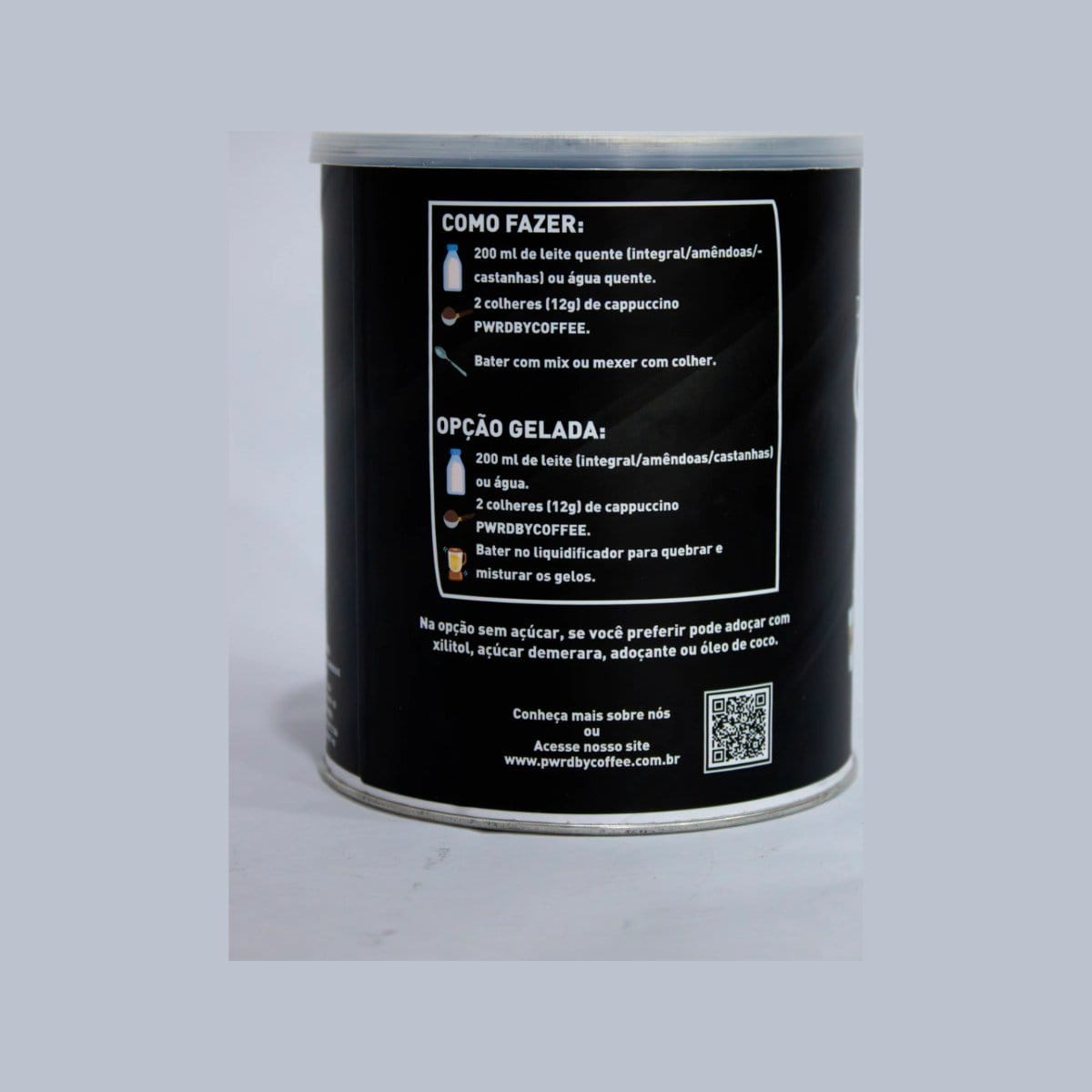 CAPPUCCINO POTE S/AÇUCAR TRADICIONAL 350G - Foto 2