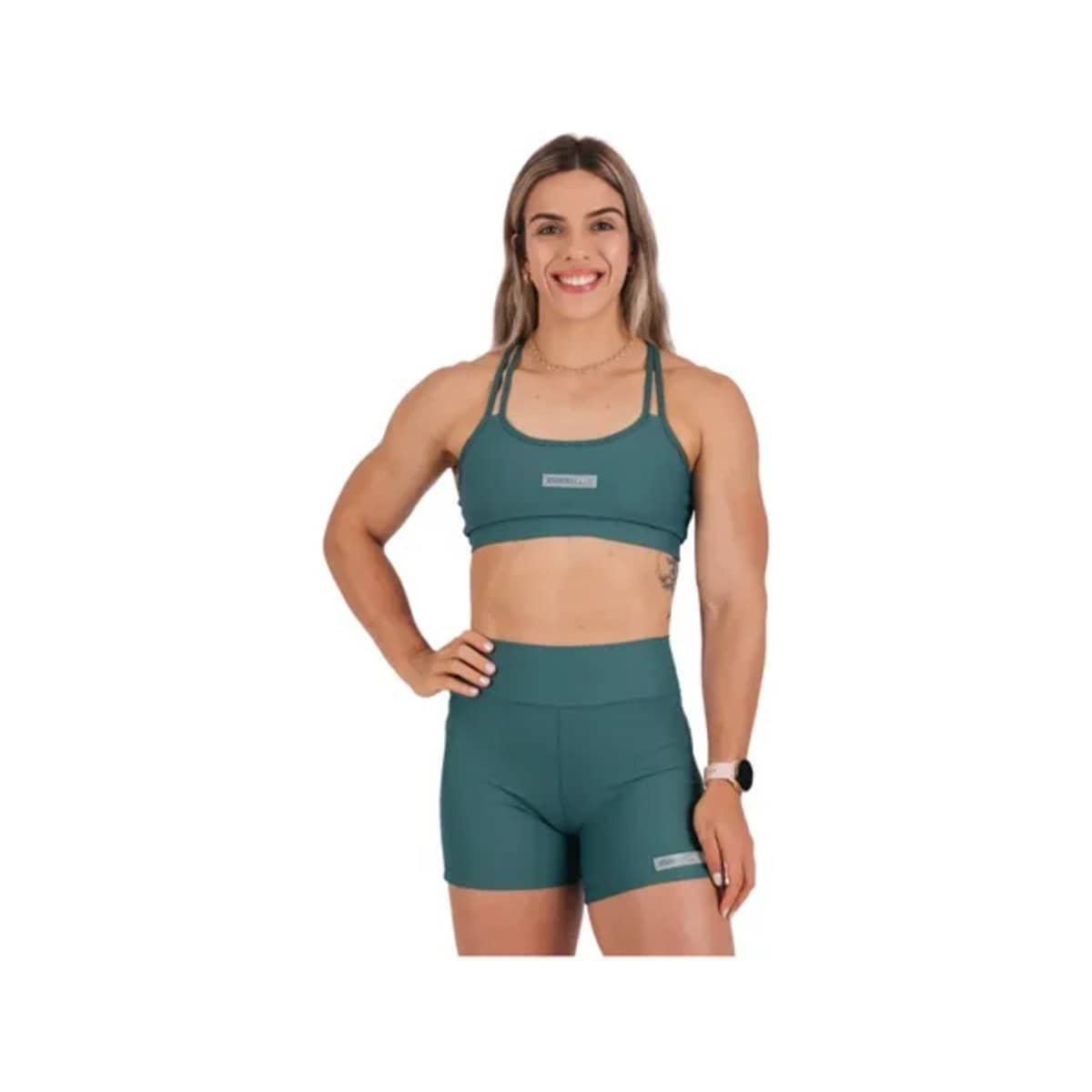 SHORT VERDE SAFARI BEM C/BOLSO