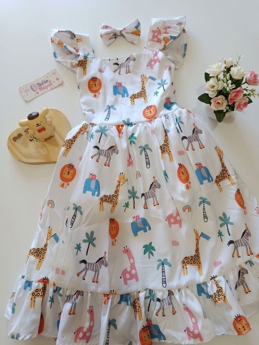 Vestido Animais - Foto 1