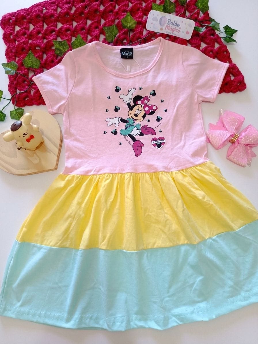 Vestido Minnie Mouse - Foto 1
