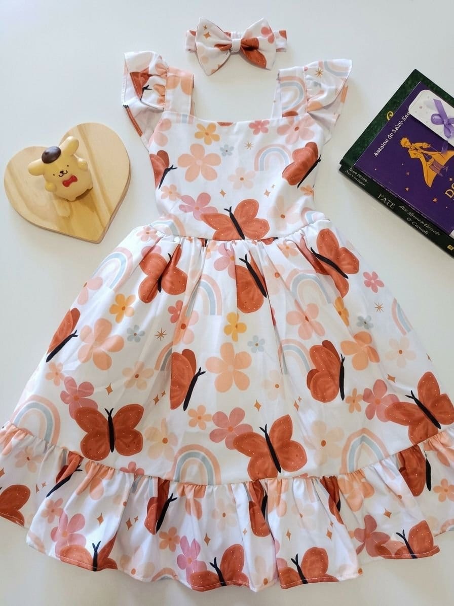 Vestido Borboletas - Foto 1