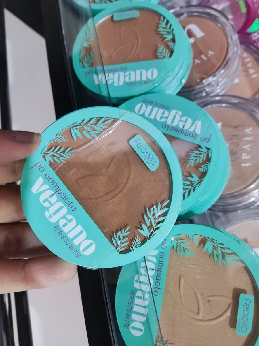 Pó super poder e ASU 15,00 Pó Compacto vegano febella e vivai - Foto 1