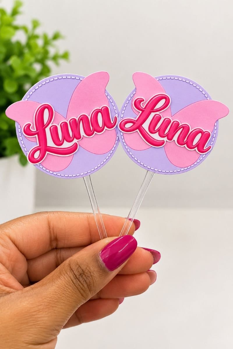 Saia para Cupcake + topper (20 unidades) - Foto 4