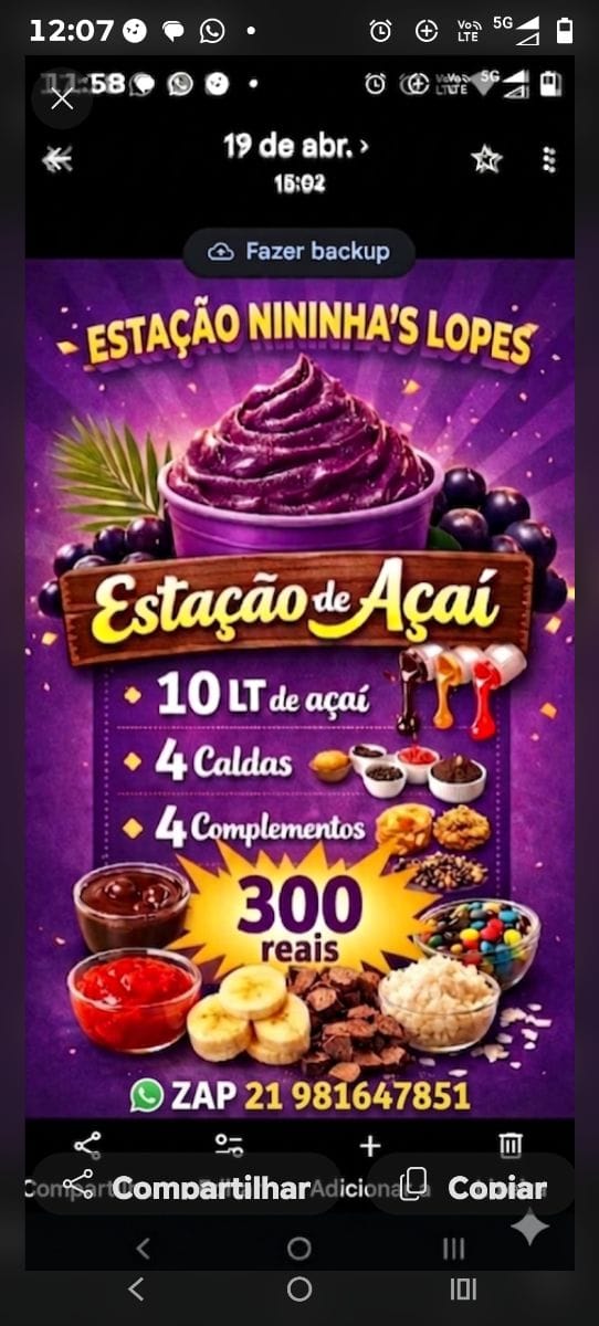 Estação Gourmet de açaí - Foto 1