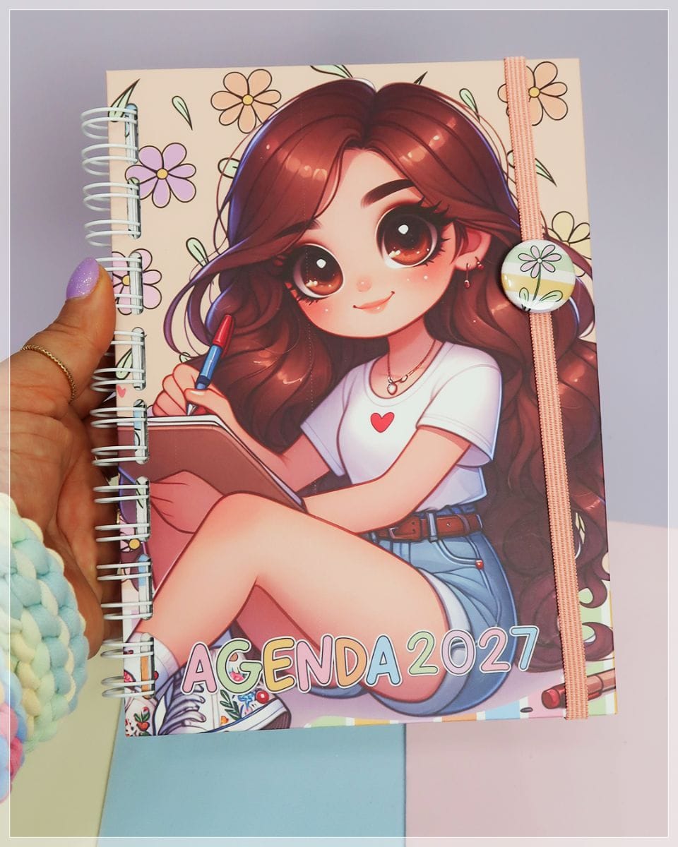 AGENDA PERSONALIZADA 2027 2 DIA POR PAGINA - Foto 3