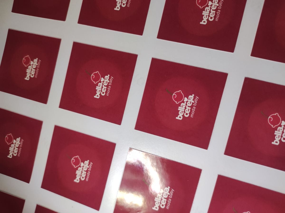 ADESIVO PERSONALIZADO 5X5 - 15 UNIDADES - Foto 3