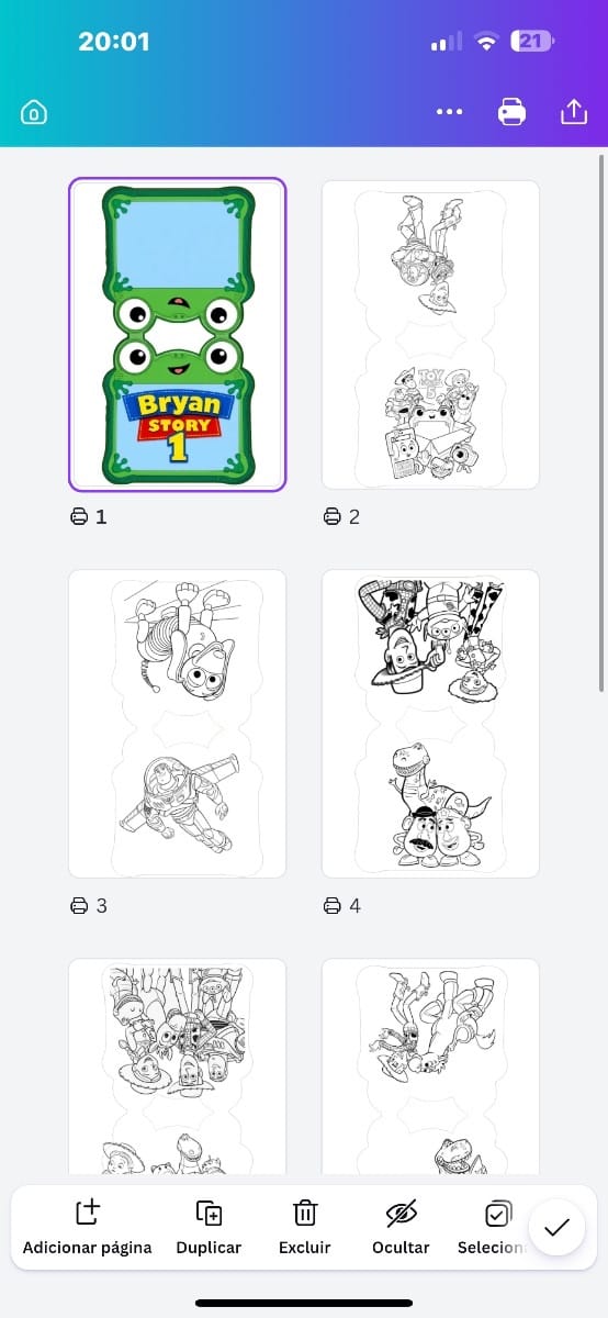 Livro colorir LiLipad toy story - Foto 4