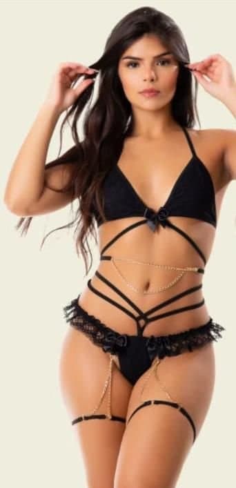 Lingerie babadeiro preto ❤️