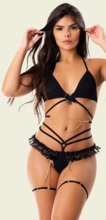 Lingerie babadeiro preto ❤️ - Foto 1