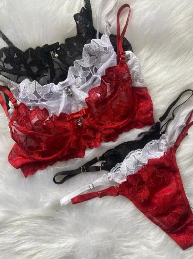 Lingerie sedução branca 🌪️ - Foto 4