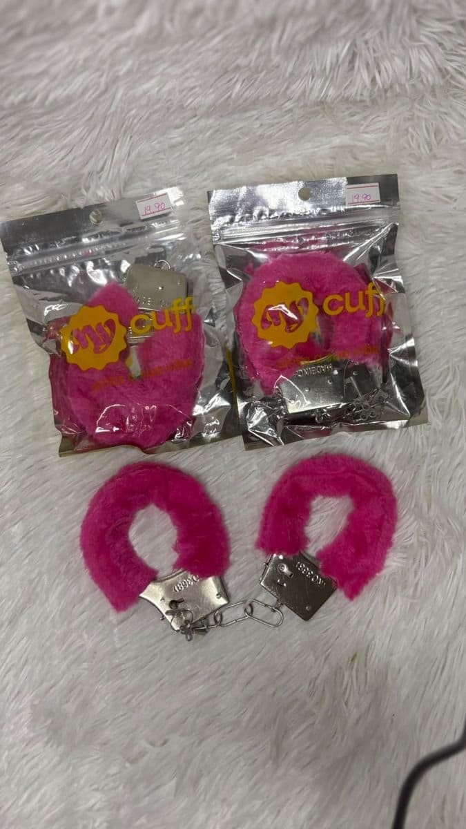 Algema de pelúcia rosa - Foto 4