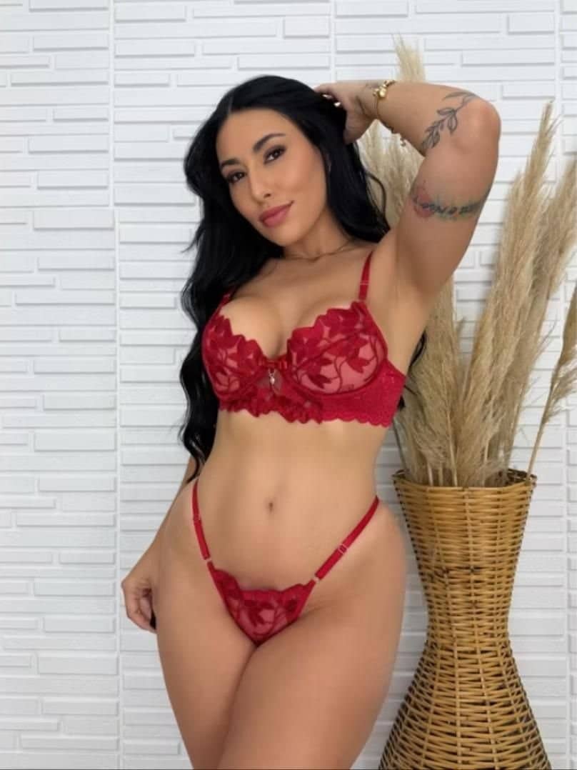 Lingerie sedução vermelha 🔥
