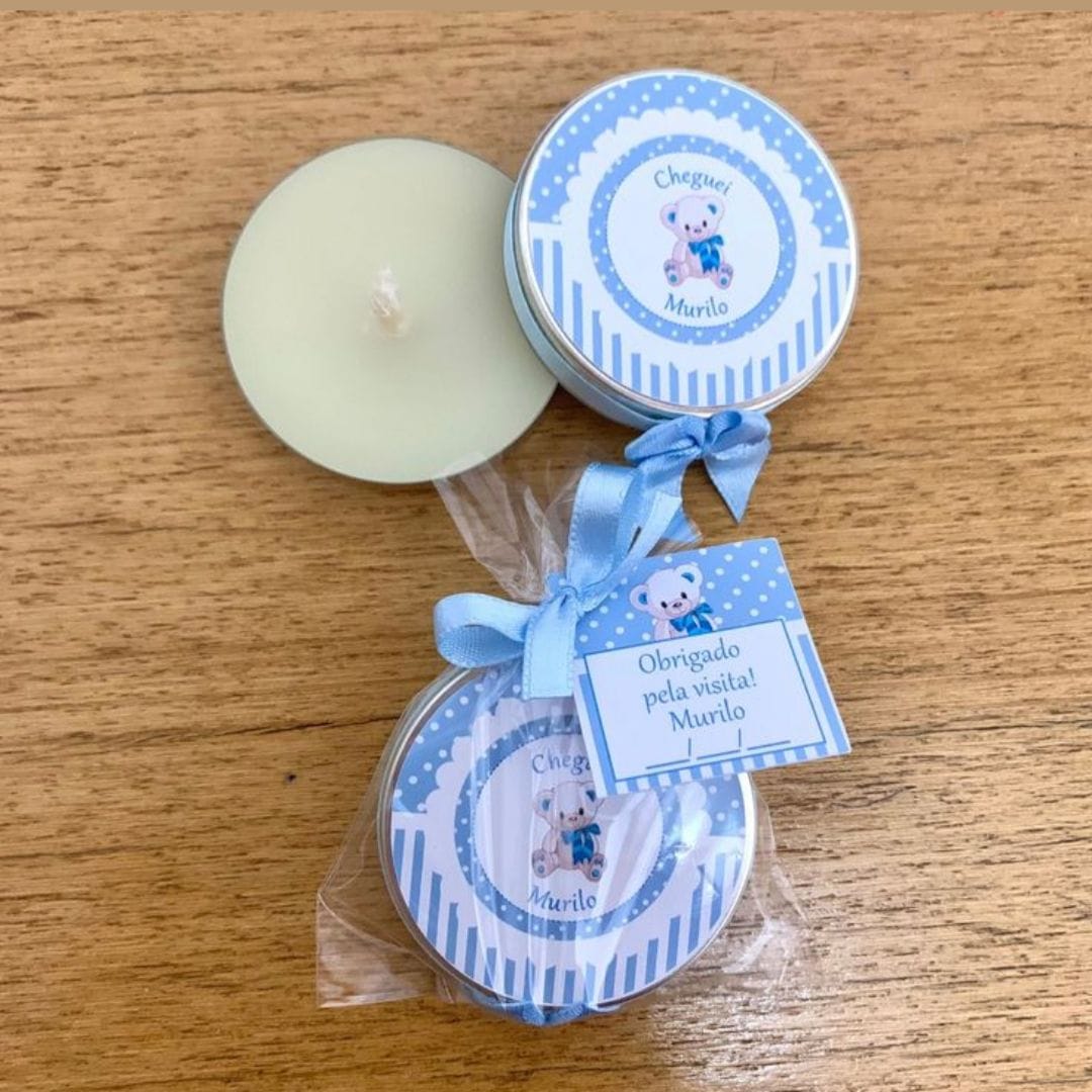Mini velas Aromáticas Latinha - Foto 3