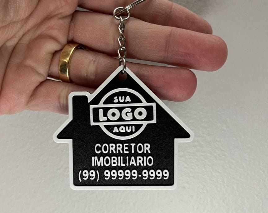CHAVEIROS PERSONALIZADOS - EMPRESA (LOGO - Foto 2