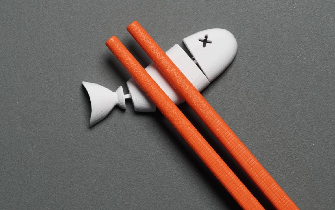 🥢 Suporte para Hashis – Espinha de Peixe - Foto 2