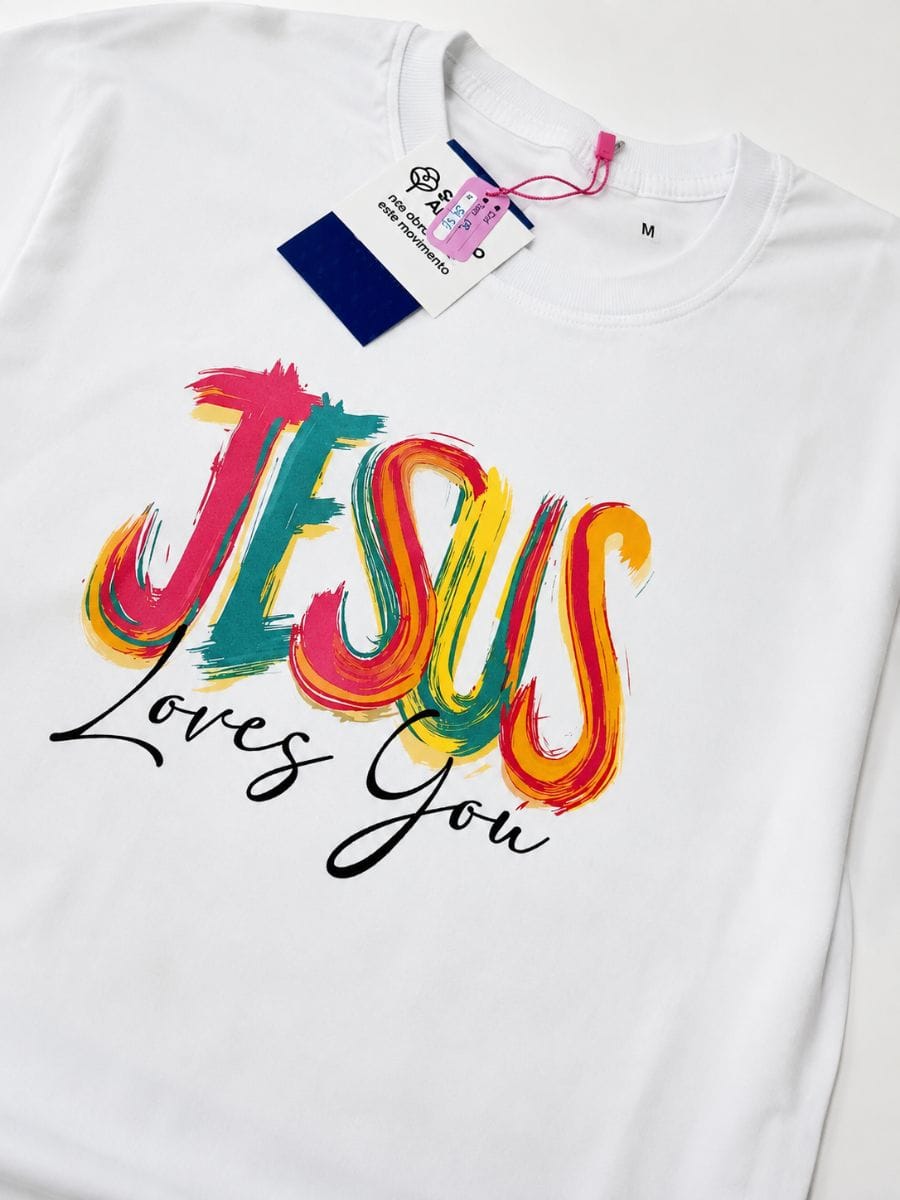 T-shirt Jesus love you - Foto 2