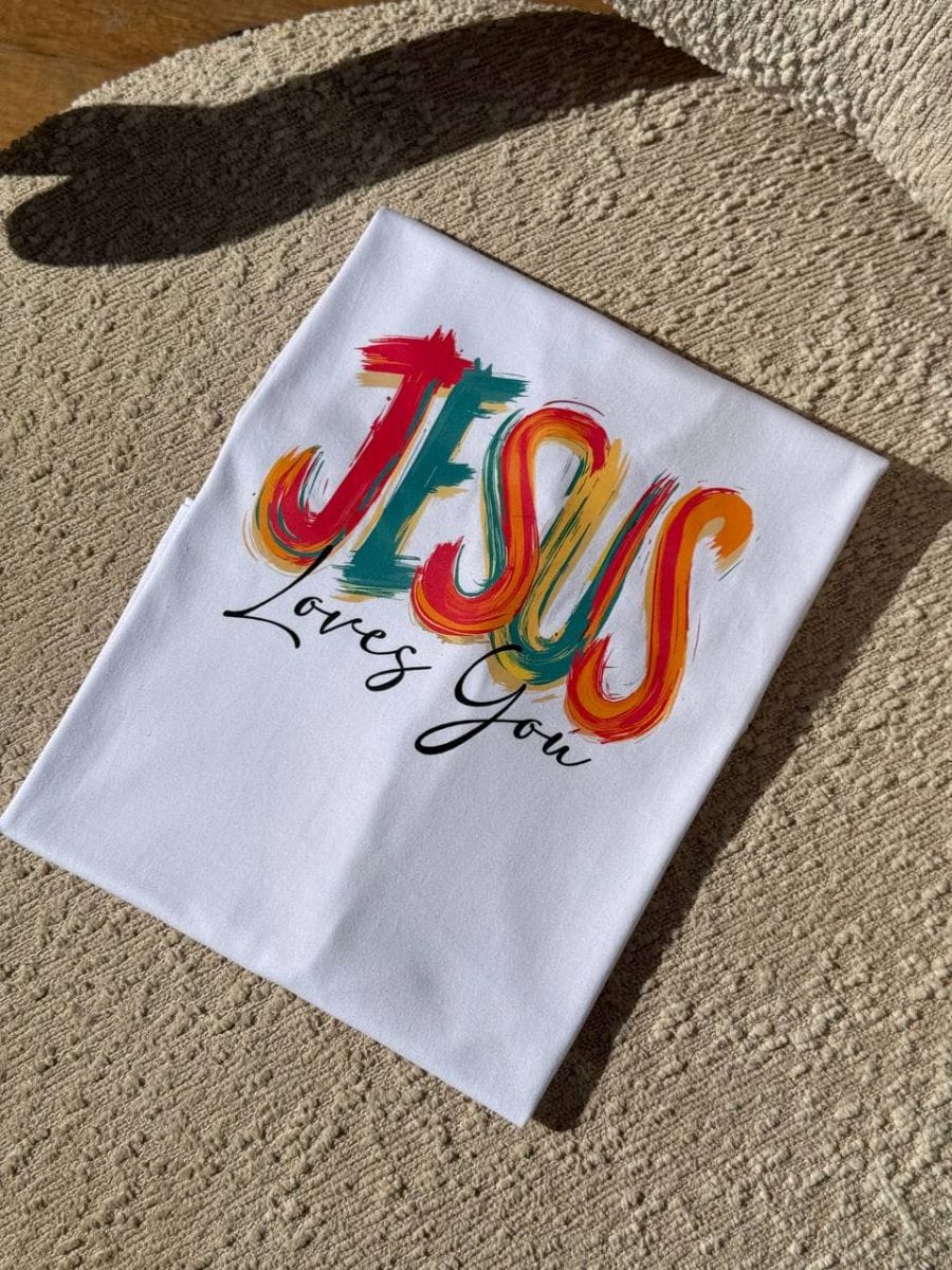 T-shirt Jesus love you - Foto 1