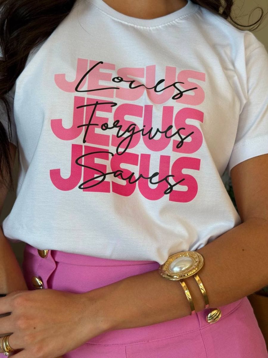 T-shirt Jesus loves - Foto 1