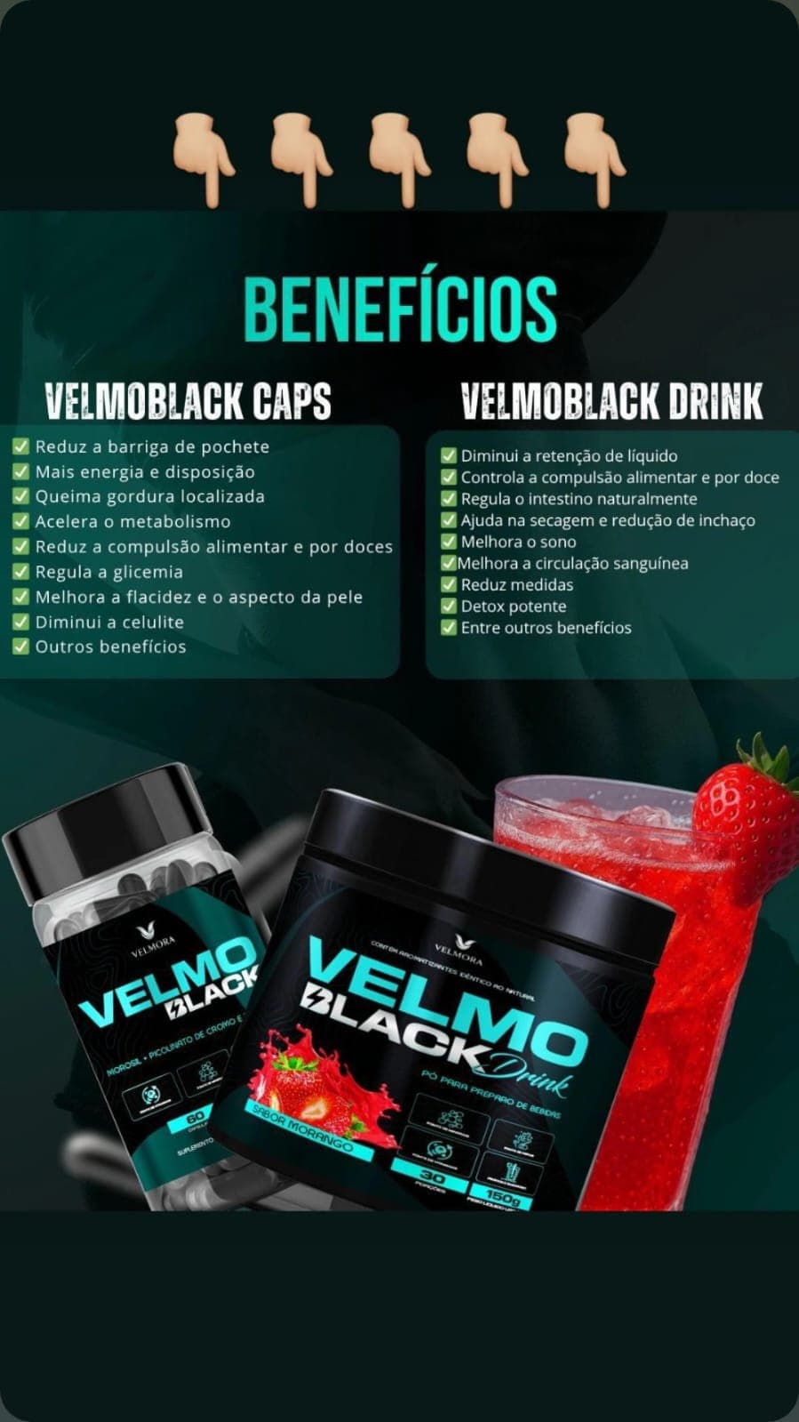 Velmo Black Drink