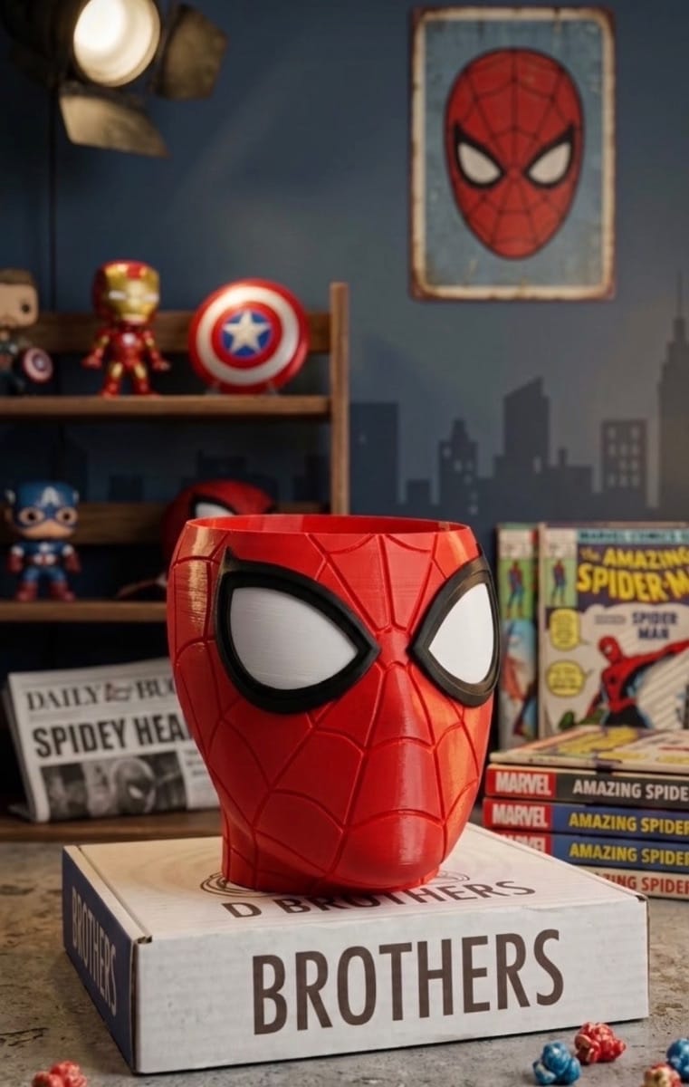 Pote Pipoca Homem Aranha - Foto 1