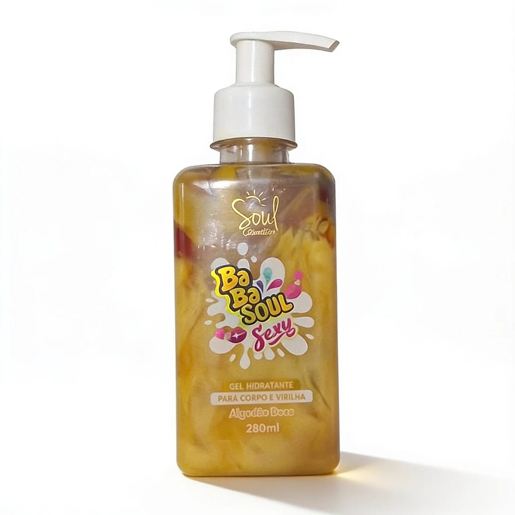 Gel Hidratante para Corpo e Virilha Algodão Doce - Foto 1