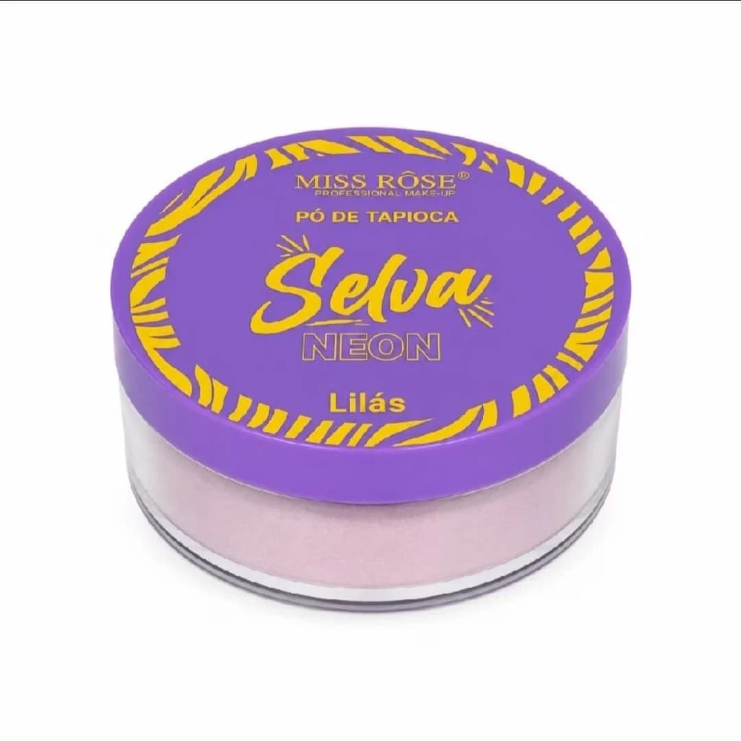 Pó de Tapioca Selva Neon Lilás