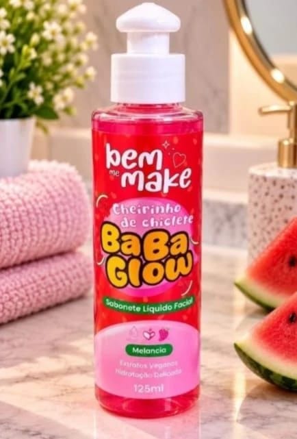 Sabonete líquido BABA GLOW Melancia - Foto 2