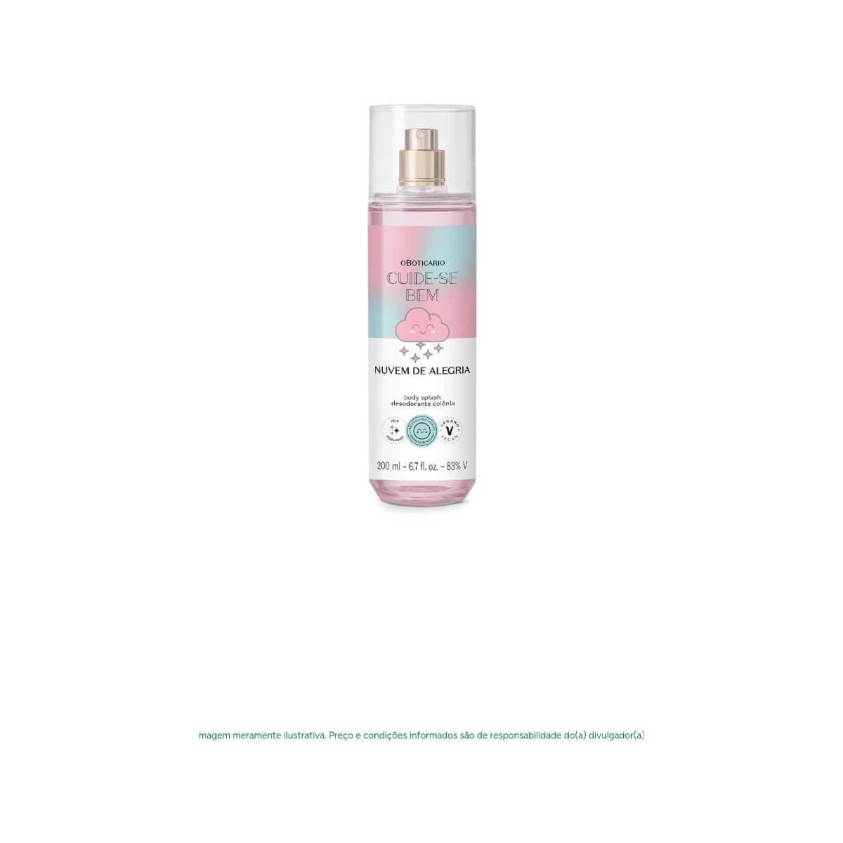 Body Splash Nuvem de Alegria