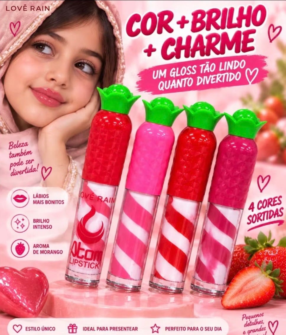 Lip gloss morango - Foto 3