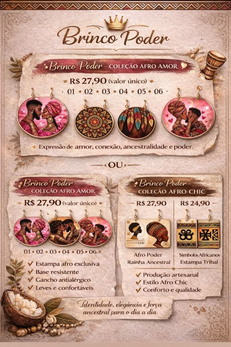 Brincos de mdf