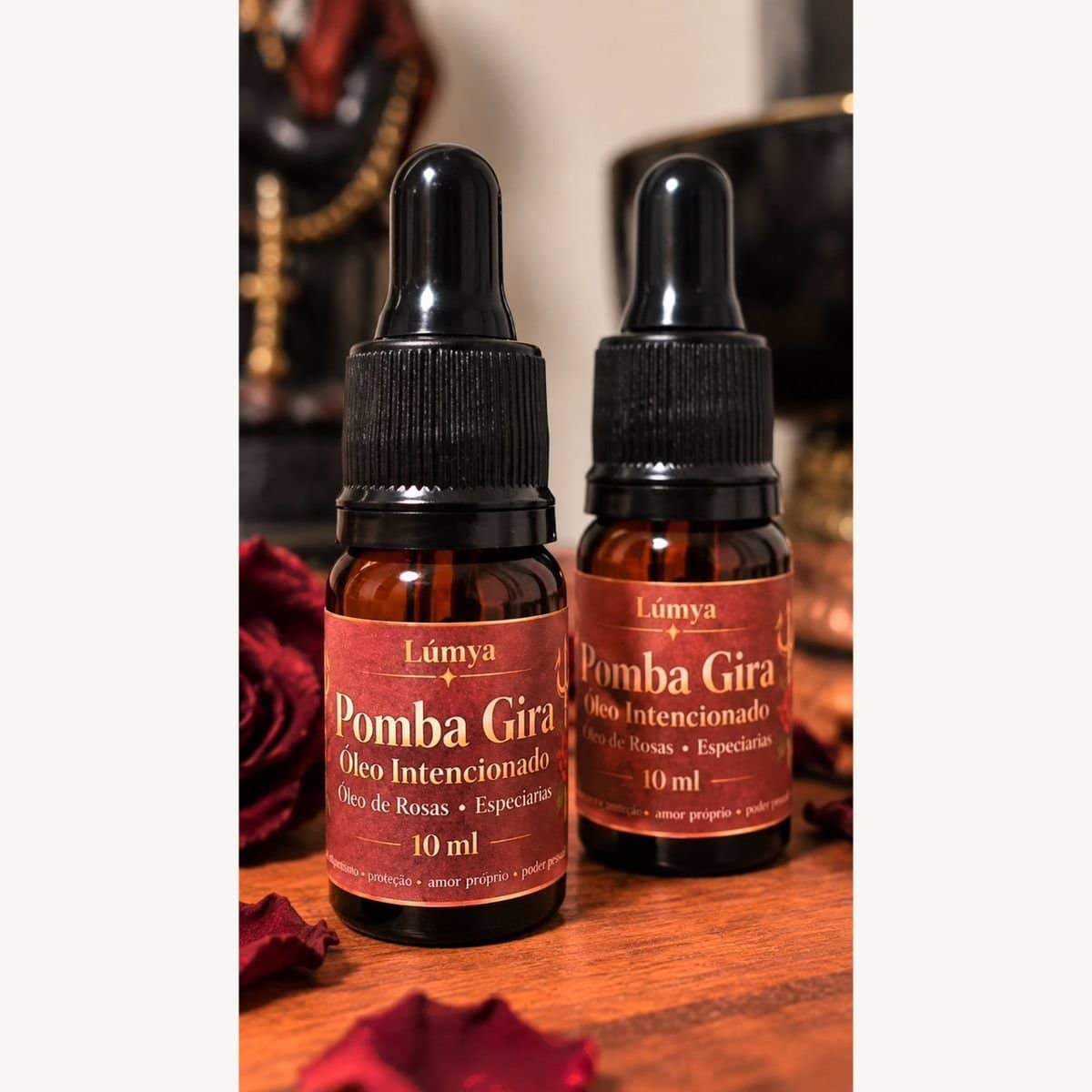 Óleo Intencionado e Consagrado de Pomba Gira — 10 ml