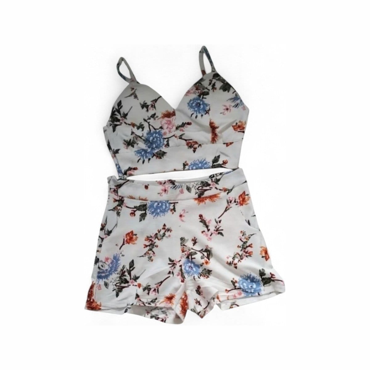 CONJUNTO CROPPED E SHORT TAMANHO P - Foto 1