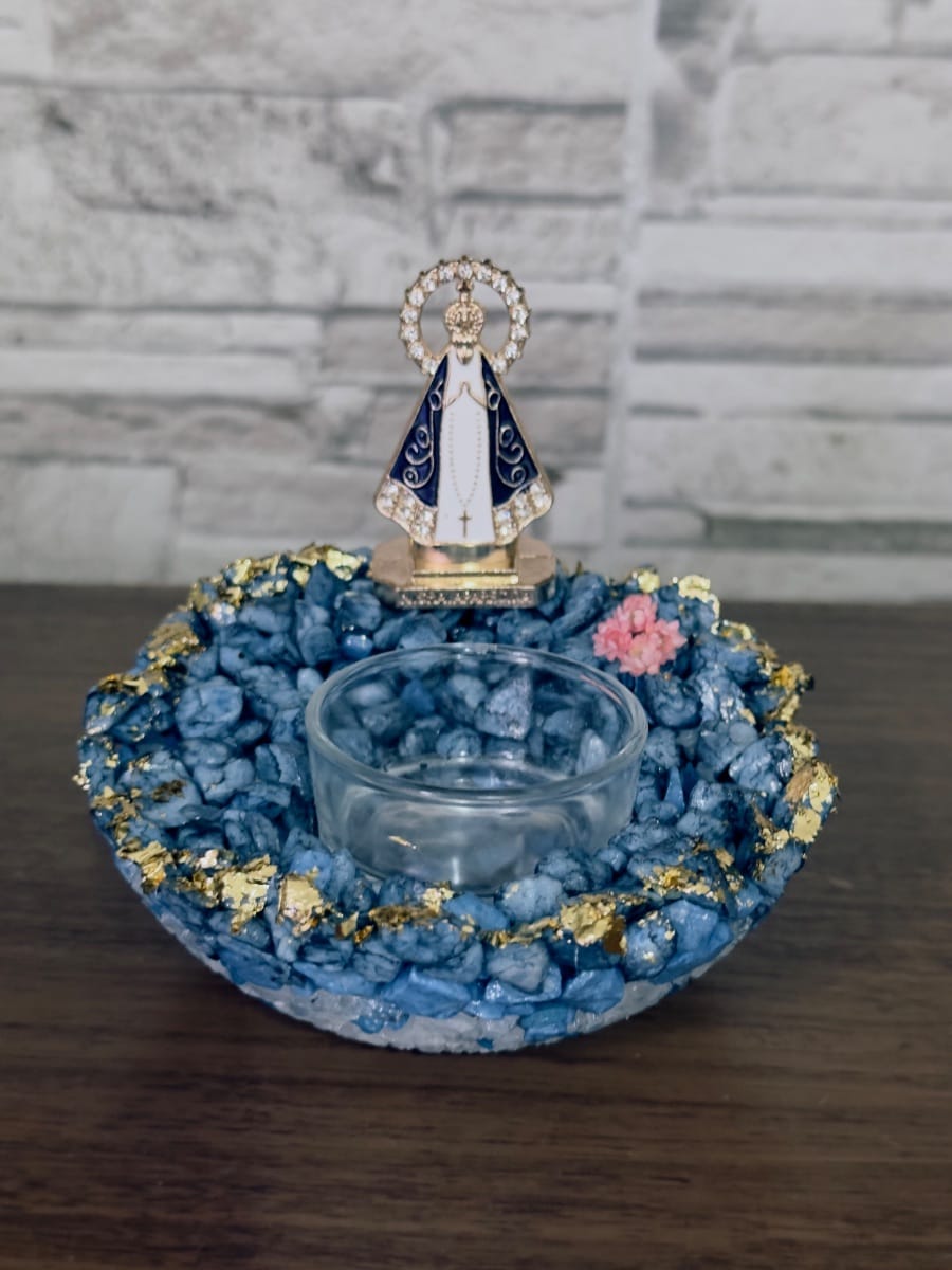 Porta velas oratório nossa senhora Aparecida - Foto 3