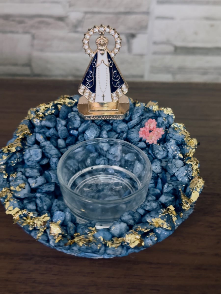 Porta velas oratório nossa senhora Aparecida - Foto 4