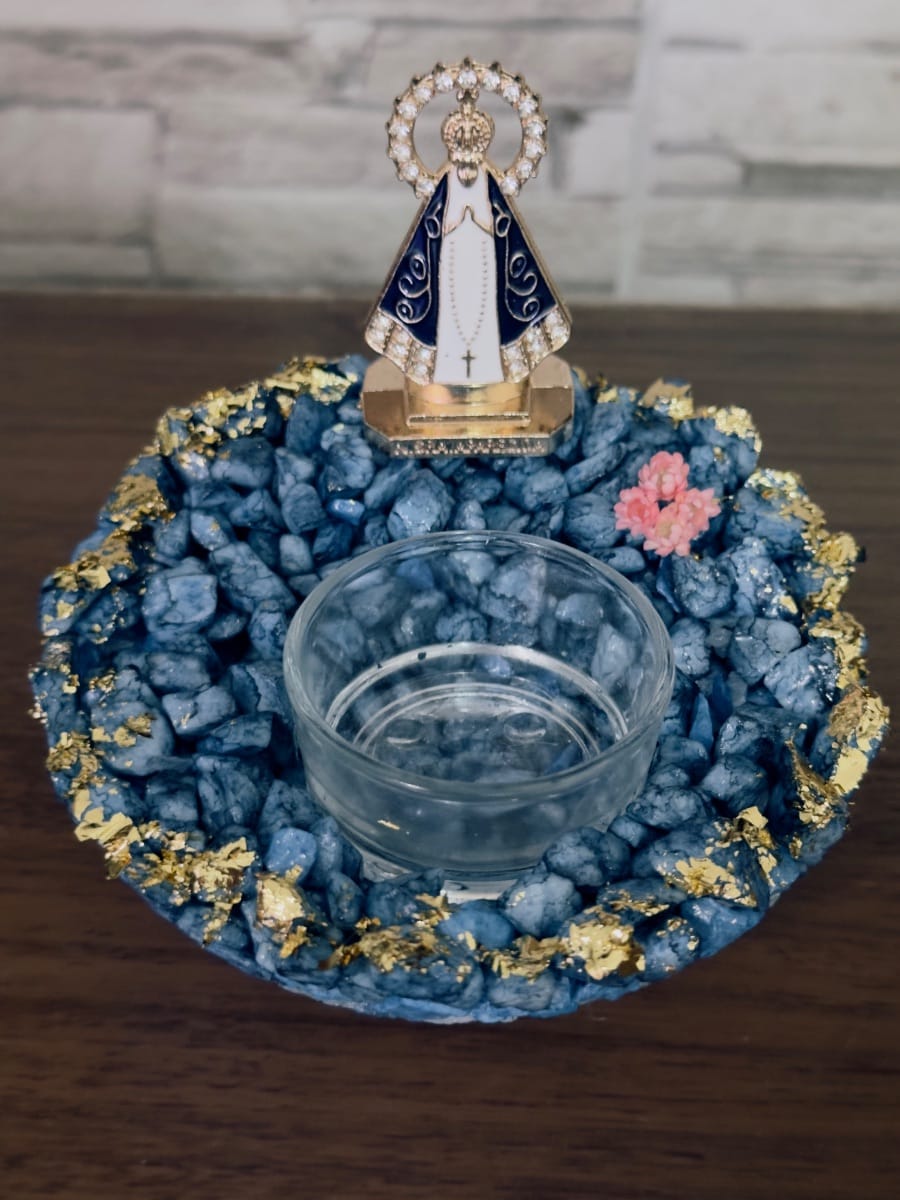 Porta velas oratório nossa senhora Aparecida - Foto 2