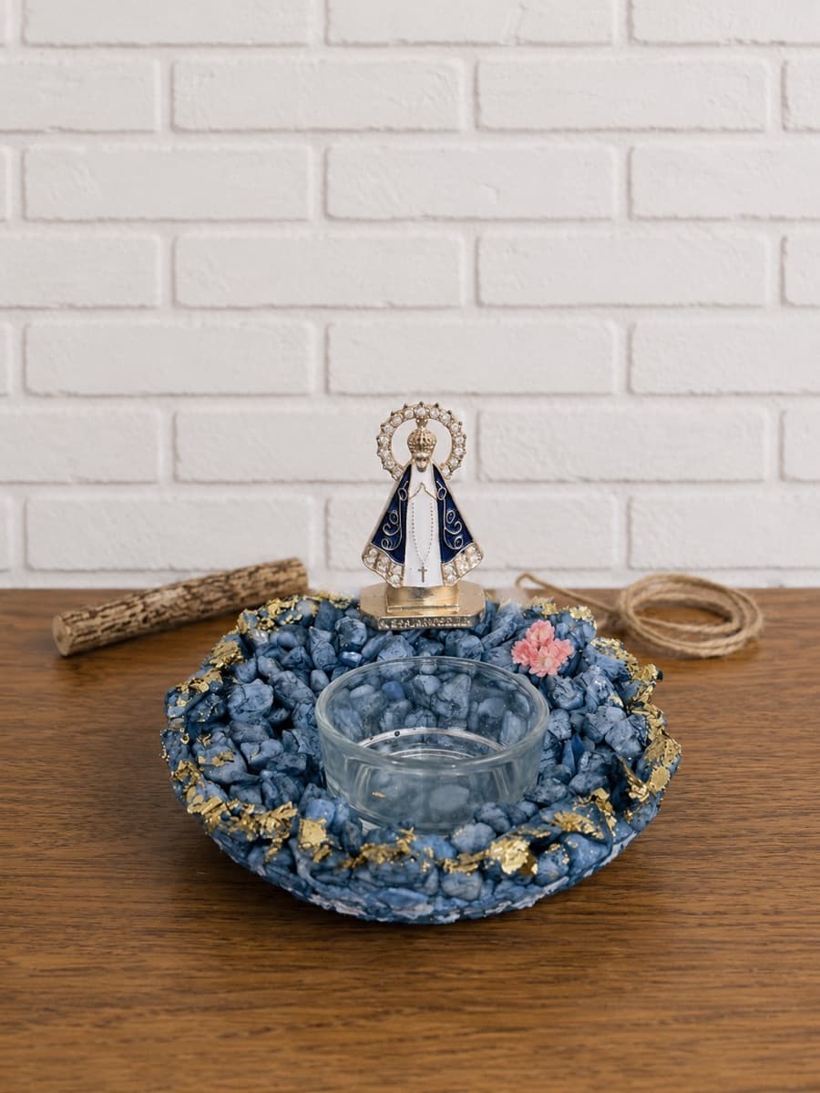 Porta velas oratório nossa senhora Aparecida