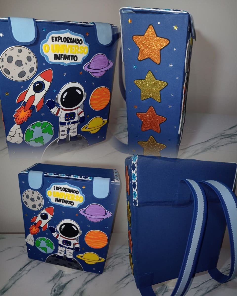 MOCHILA MALUCA "ASTRONAUTA" - Foto 1