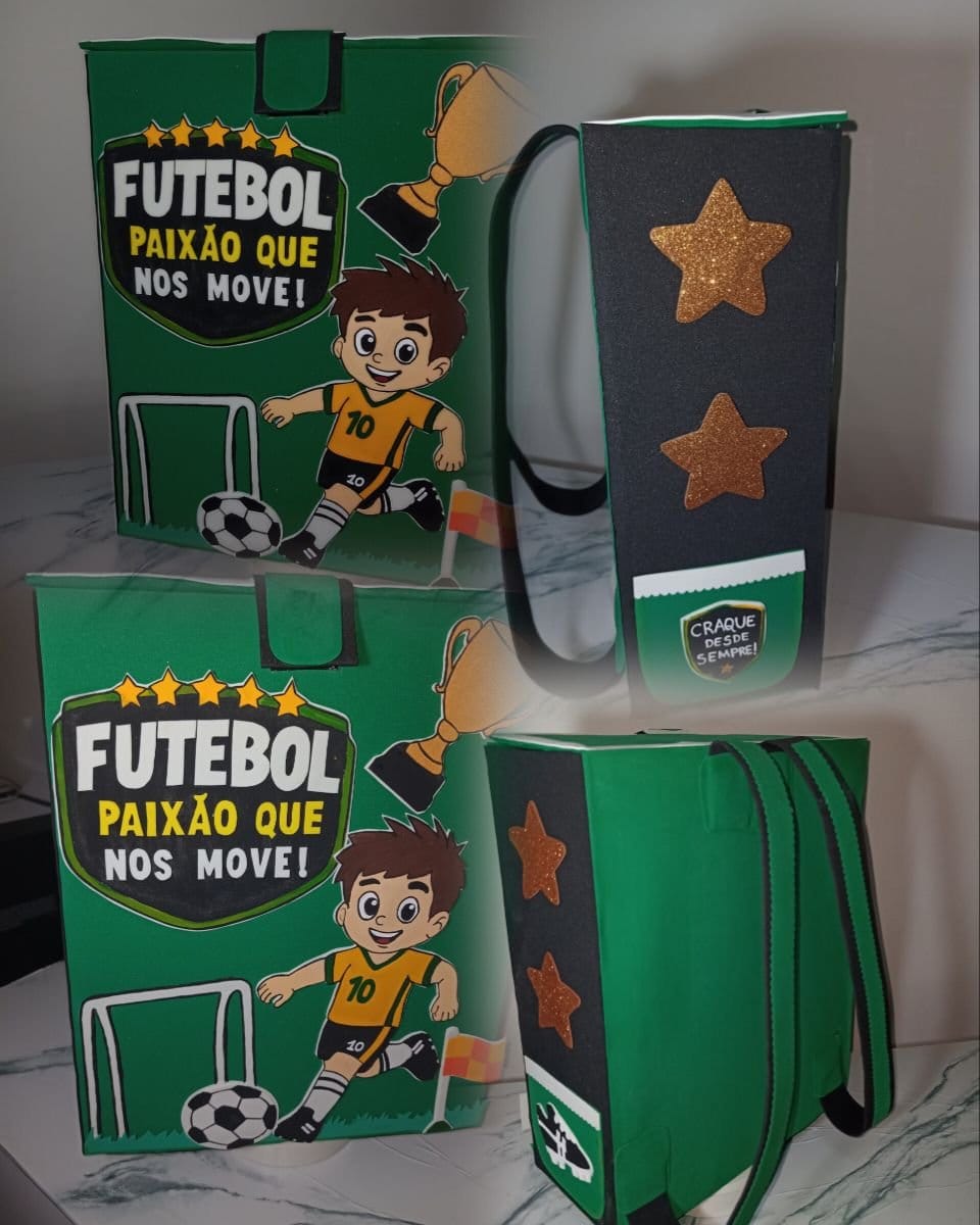 MOCHILA MALUCA "FUTEBOL" - Foto 1