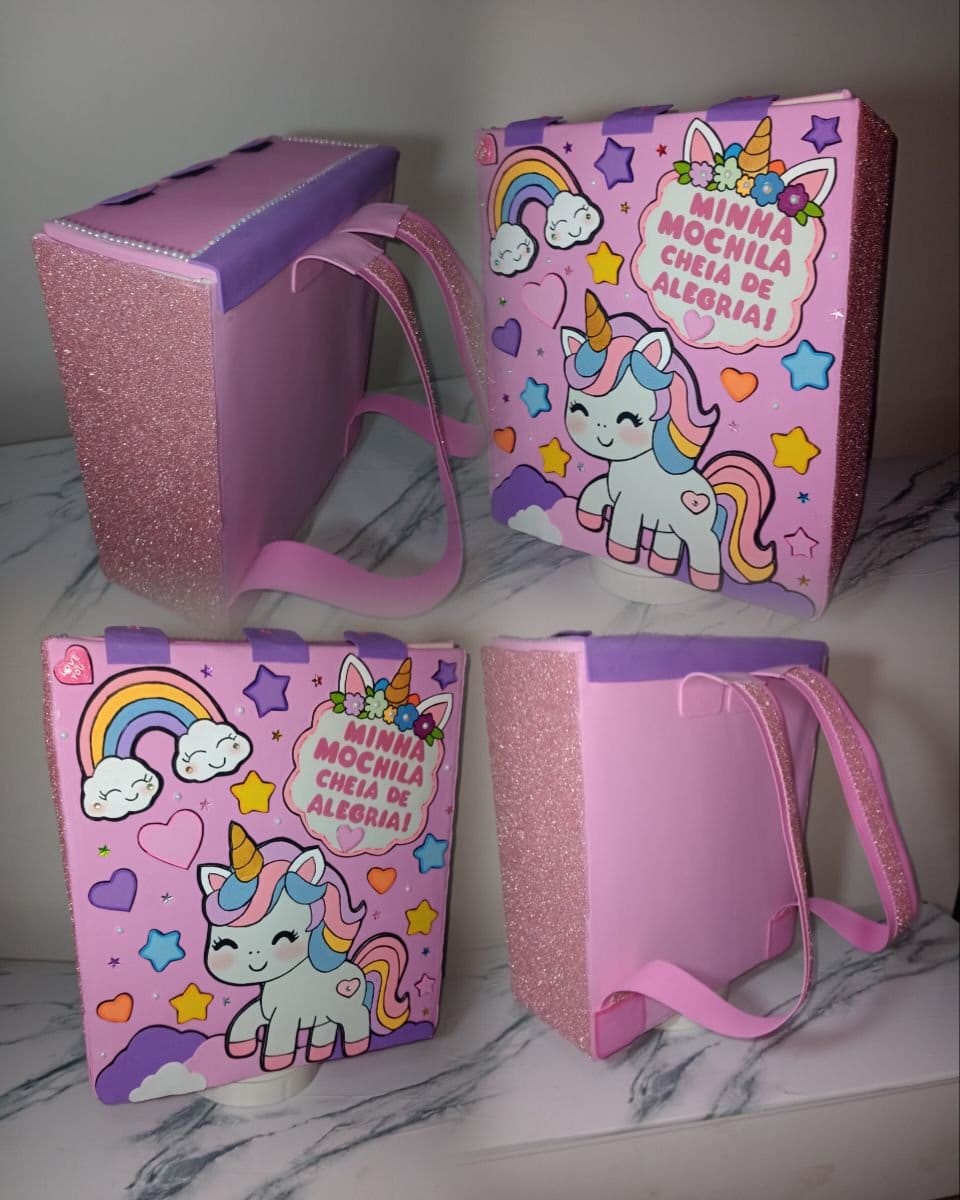 MOCHILA MALUCA "UNICÓRNIO" 🦄 - Foto 1