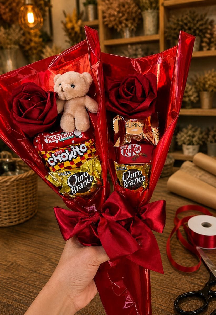 Buquês de chocolate - Foto 1