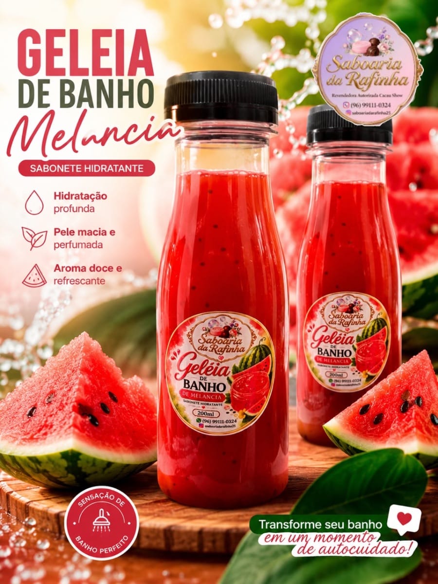 Geléia de banho de Melancia 🍉 - Foto 1
