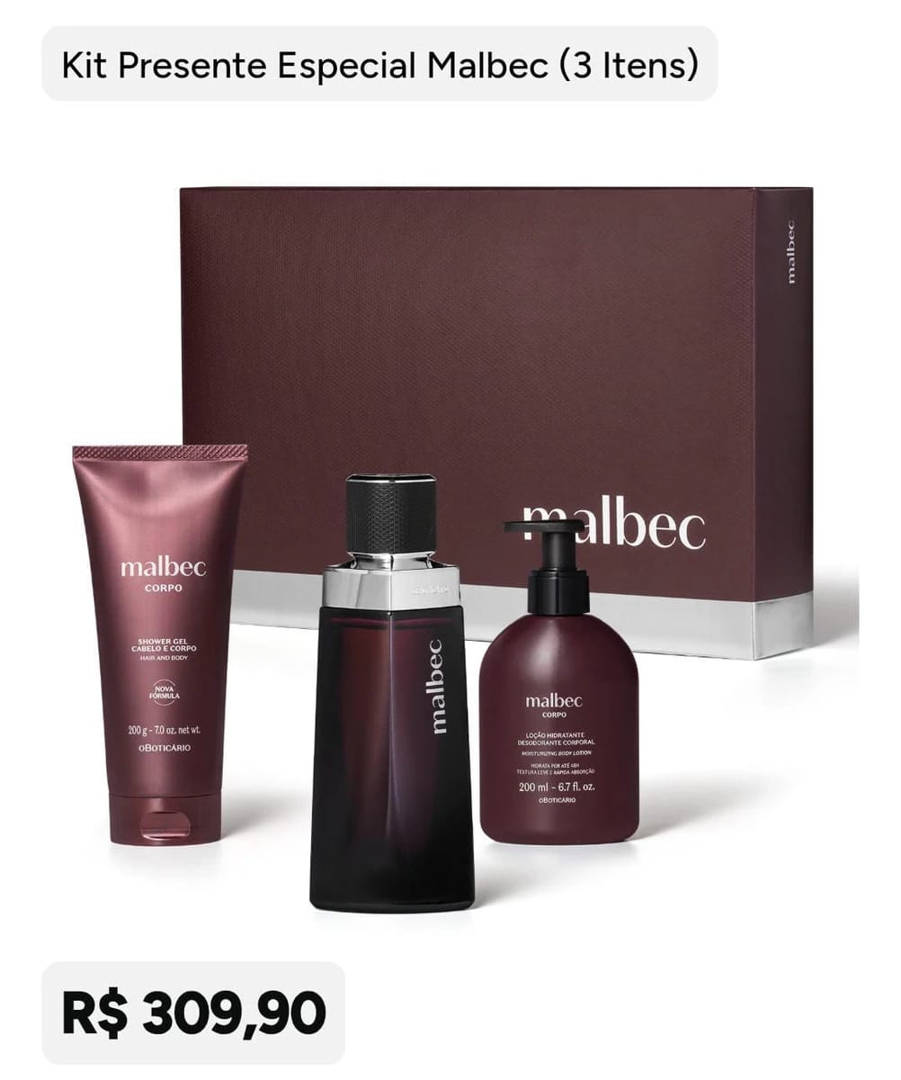 Kit Presente Especial Malbec — 3 itens - Foto 2