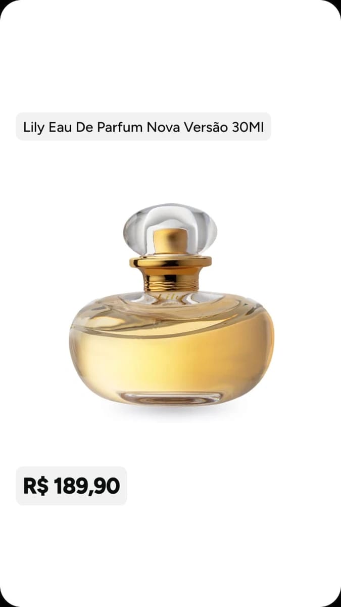 Lily Eau de Parfum Nova Versão — 30 ml - Foto 2