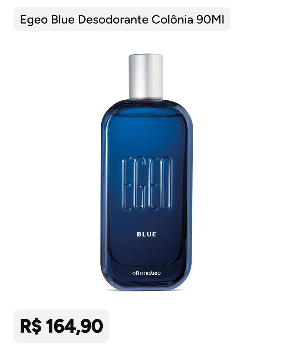 Egeo Blue Desodorante Colônia — 90 ml - Foto 2