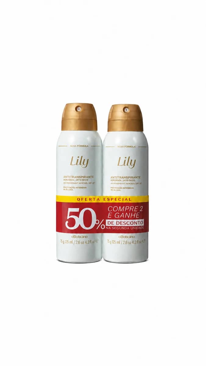 Kit Desodorante Antitranspirante Lily — 2 unidades