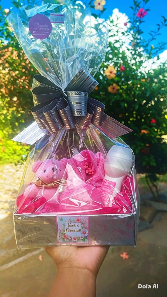Kit delicado rosa