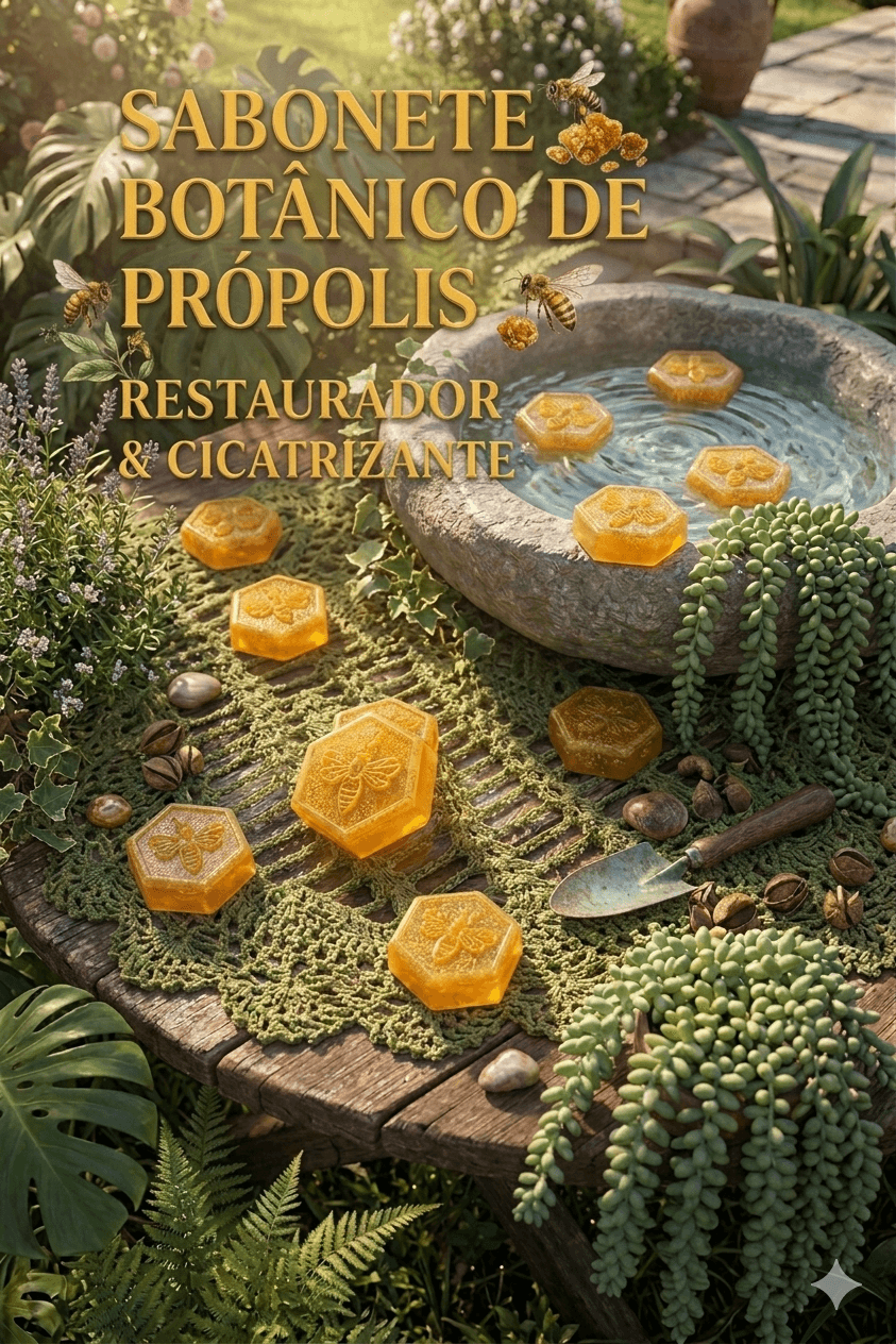 Sabonete de Mel e própolis