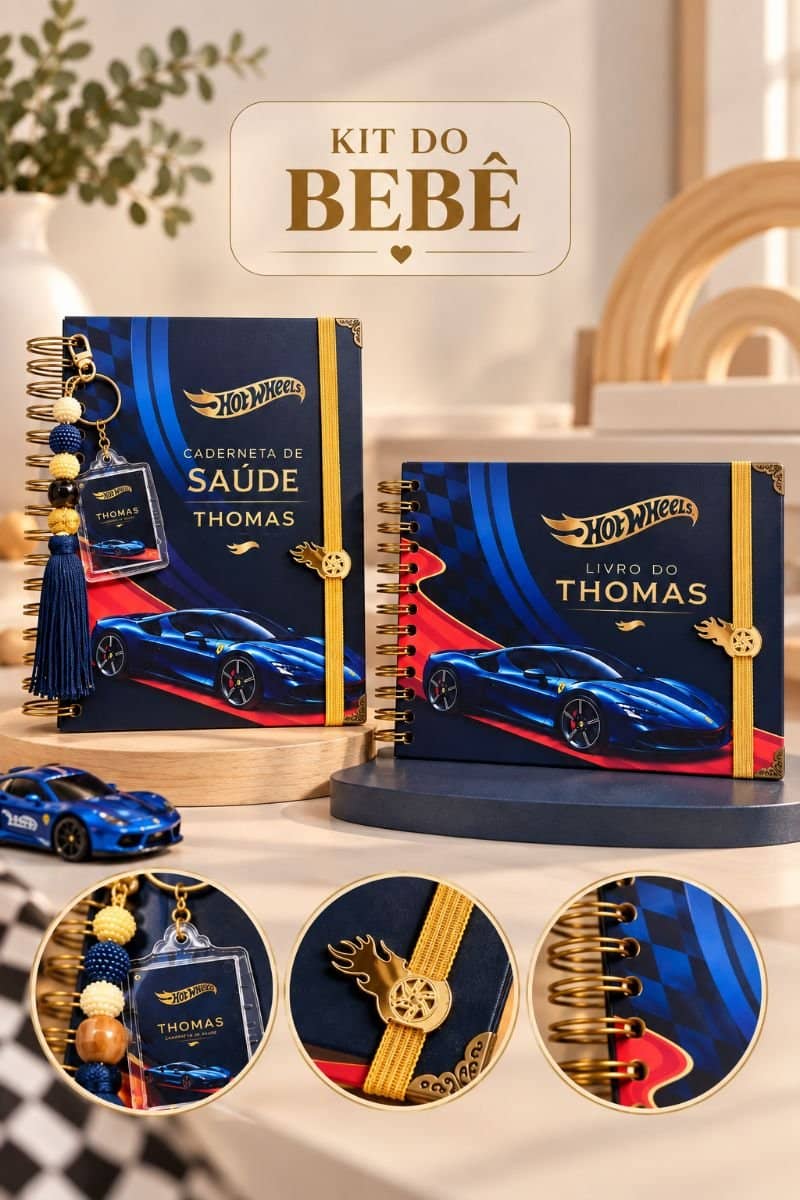 Kit do bebê (Caderneta de Saúde e Livro do bebê)