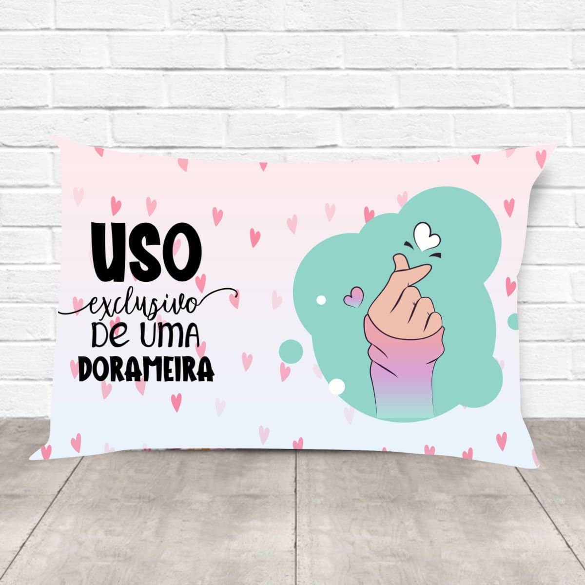 Almofada uso exclusivo de uma Dorameira Tamanho 30x20cm