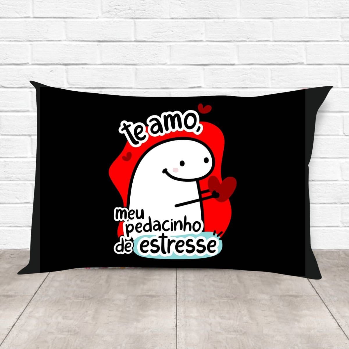 Almofada Flork meu pedacinho de estresse Tamanho 30x20cm - Foto 1